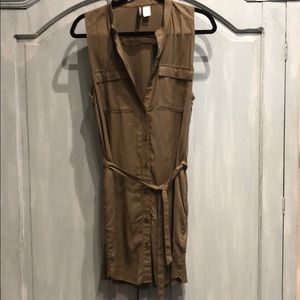 Button up dress